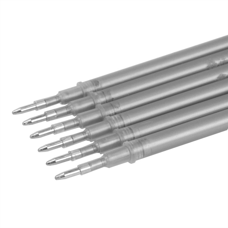 BXT Leather Mercury Marking Set - Silver Refills, Temporary Clothes Marking Pen for Shoes & Bag Making (20pcs Silver + 4 Barrels) - Image 4